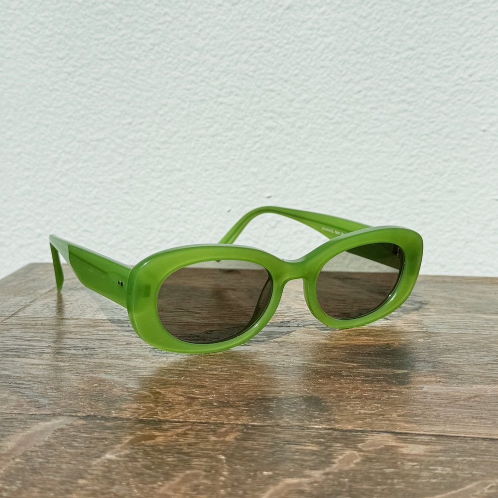 Warby Parker Green Carmel Sunglasses - Picture 2 of 9